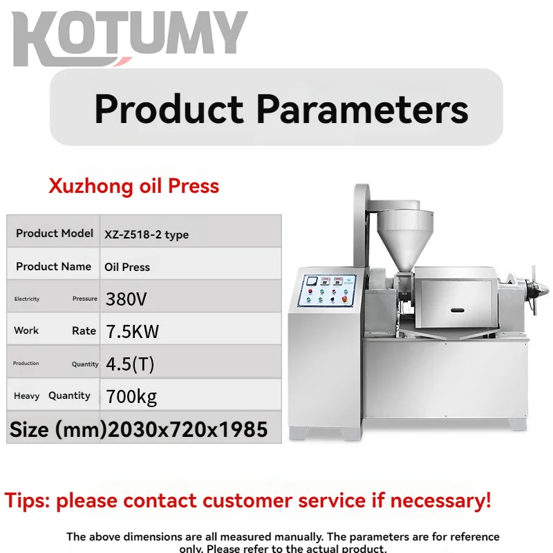 Commercial Peanut Oil Extraction Machine Soybean Oil Making Machine
