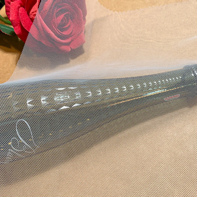 Hot Selling Fashion Nylon Bridal Soft Wedding Hard Nylon Tulle Net Fabric