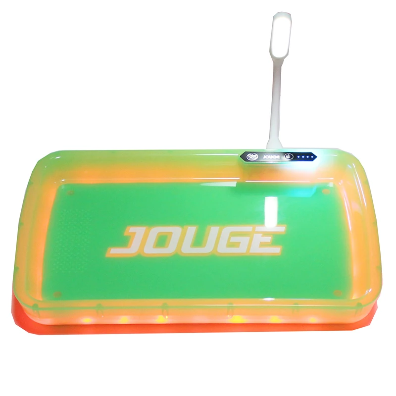 
 Оптовая продажа, пластиковый светящийся поднос, светодиодный поднос для курения, поднос для освещения, аксессуары для сорняков  