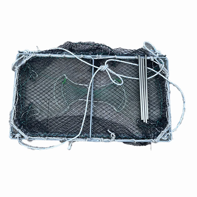 Industrial collapsible hdpe aquaculture net fish trap frabill crawfish cage