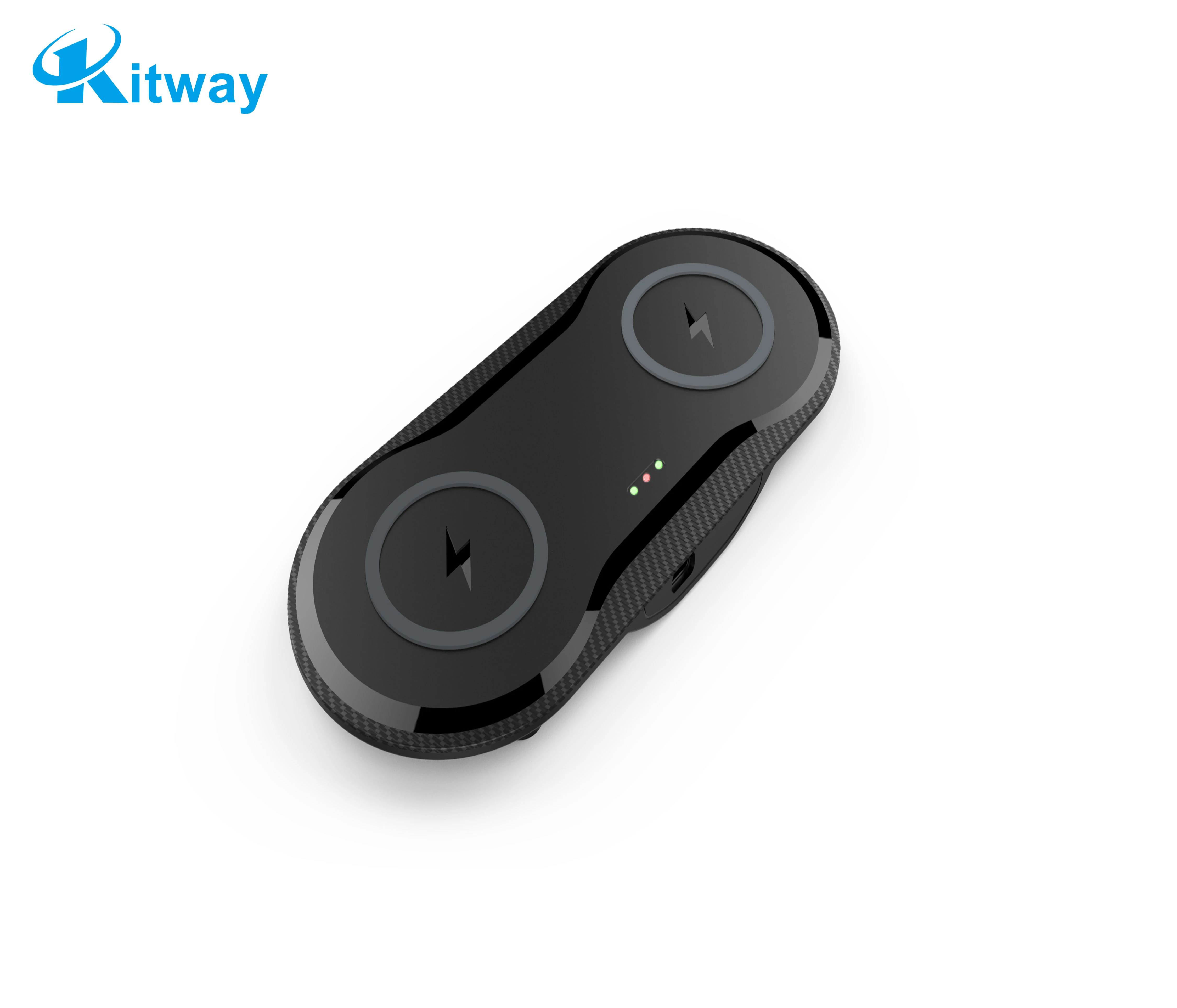Kitway Hot Sell new Fast Qi  Dual Cell Phone Wireless Charger Wireless Mobile Phone Battery Charger Product
