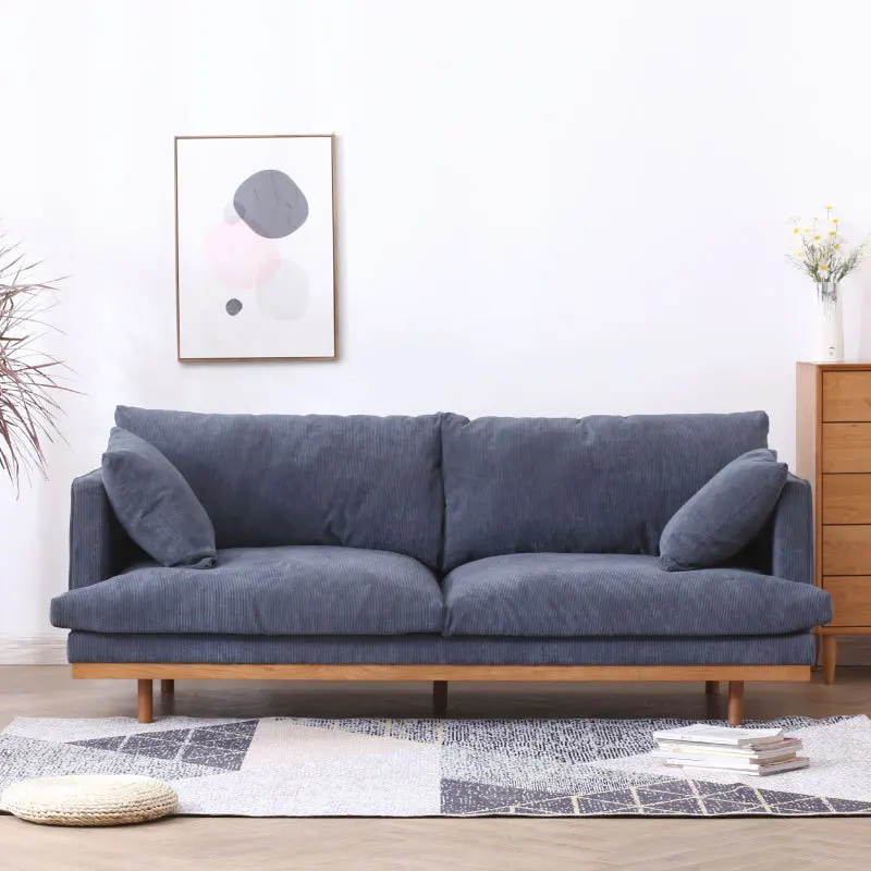 Modern Nordic Living Room Sofa Home Furniture Large Set Modular Sofa Sectional