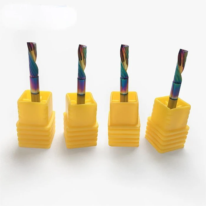 Wholesale single flute end mill Solid Carbide End Mills Engraving Milling Cutter CNC Cutting Tools Drill Bit Milling Cutter