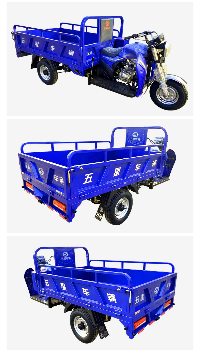 Gasoline Car150cc Motorized Transport Tricycles For Adult