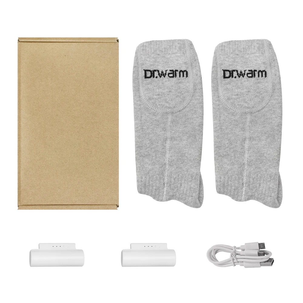 Hot sale warm knit sports socks winter ski riding climbing warm socks three files temperature control heated socks
