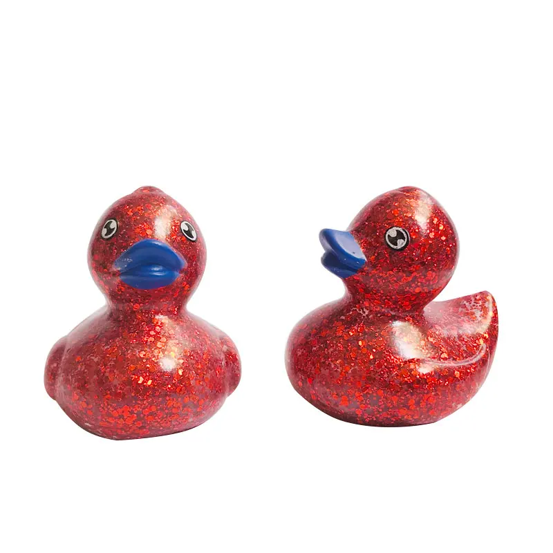 Decompression treatment fidgety floating without filler safe material gold duck plush toy