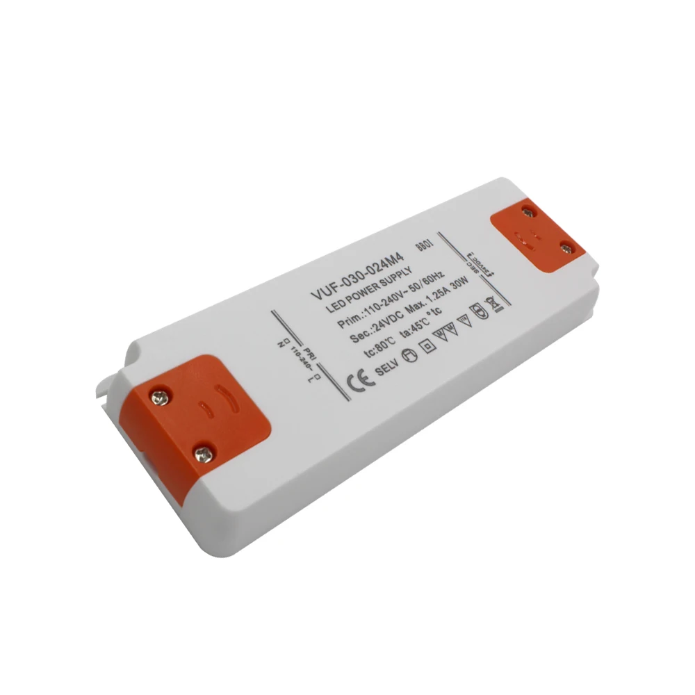 Бесплатный образец Индивидуальный Светодиодный драйвер 36 Вт 40 50 60 умный светодиодный пластиковый водонепроницаемый электронный