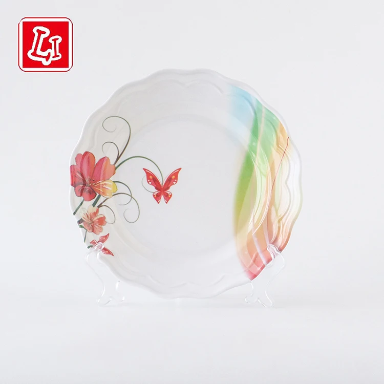 Exquisite lace dinner plate melamine dinner plate tableware tableware kitchen supplies