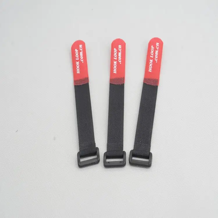 
Colorful buckle adjustable hook and loop cinch strap 