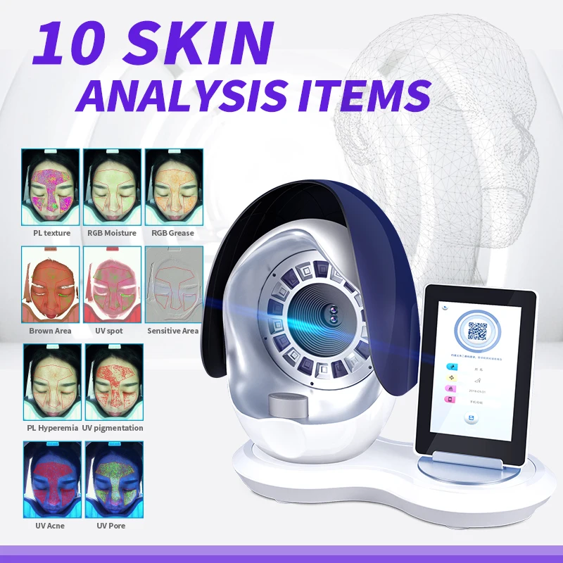 Best Face Analysis Machine AI Digital Facial Handheld Skin Scanner Analyzer