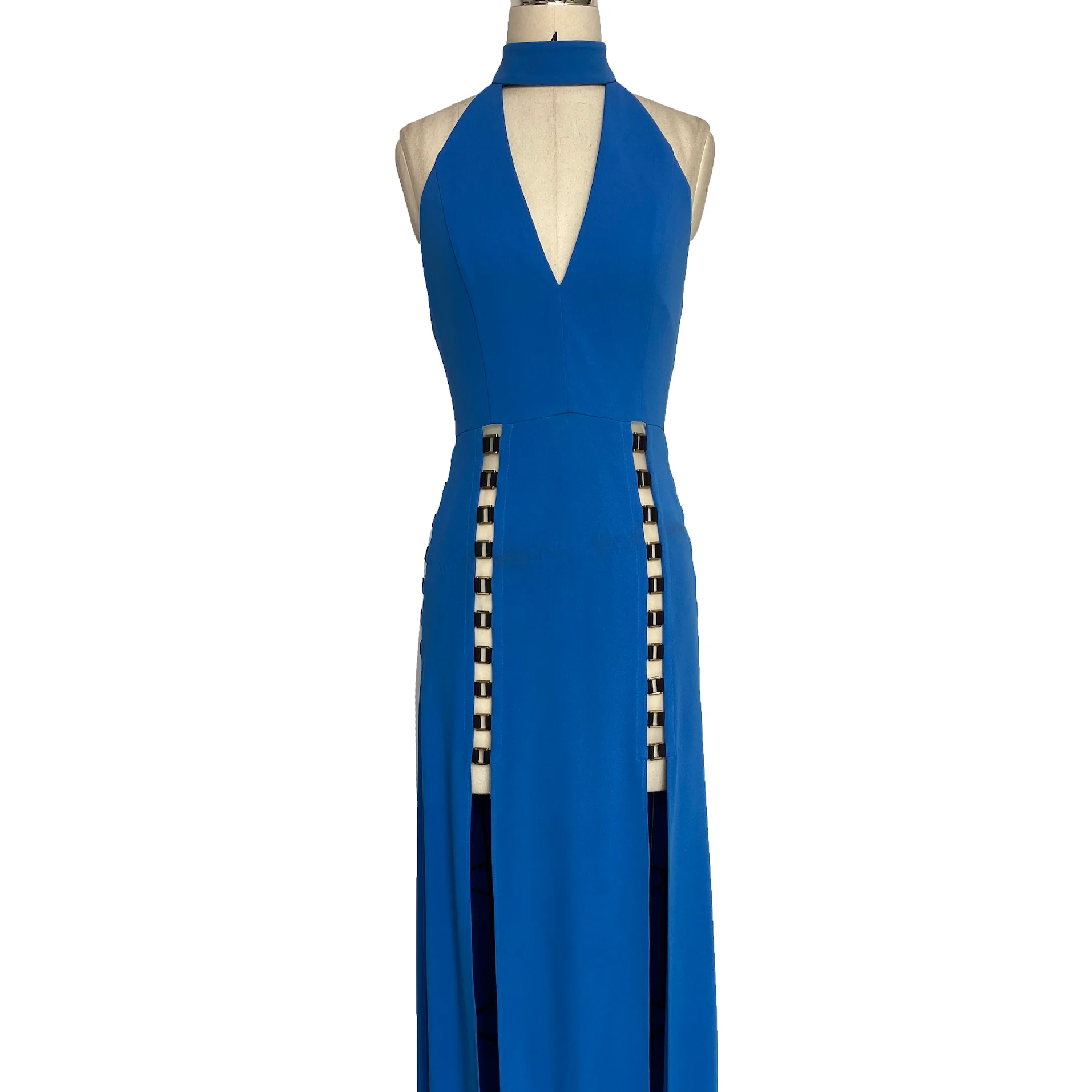 Temperament and fashion ladies velour long gown dress women heavy beaded evening dresses