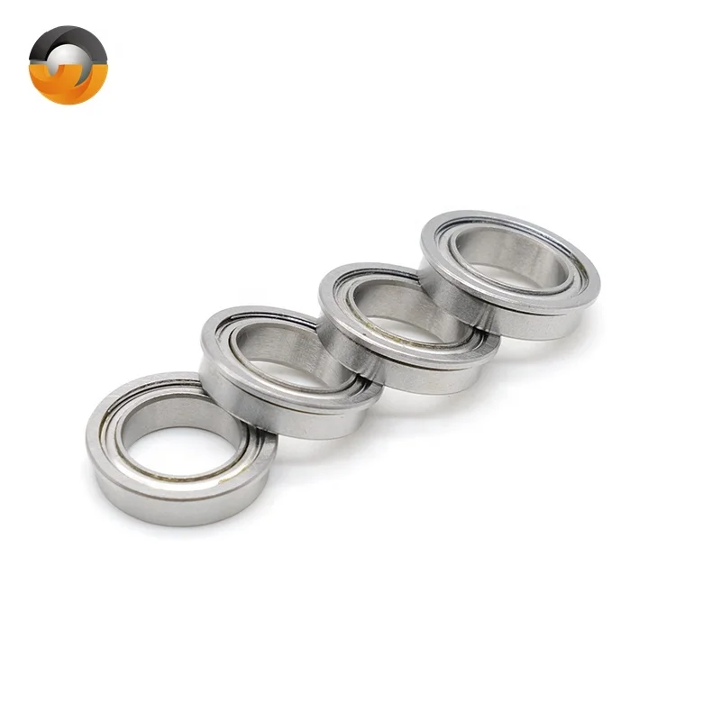 High Stable Quality Small Size Ball Bearing Steel Seri Anti Friction Metal Seal Flange Bearings Supplier FR1810ZZ 8x12.7x4mm