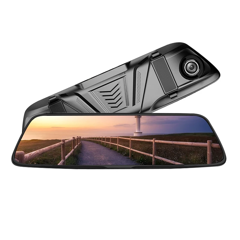 Hawkeye High Definition 7 Inch WIFI 1080p HD Dash Cam Car DVR Rearview Mirror Camera Driving Recorder Dash Camera Double
