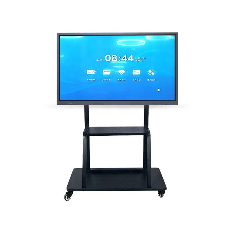 
86 inch conference interactive flat panel display infrared touch integrated video conference display intelligent interactive 
