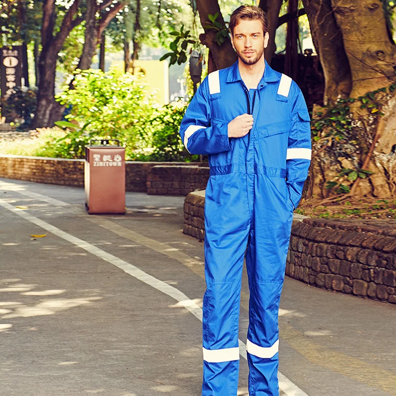 High Visibility Security Gear for Construction Workers Reflective Strip Safety Reflective coverall