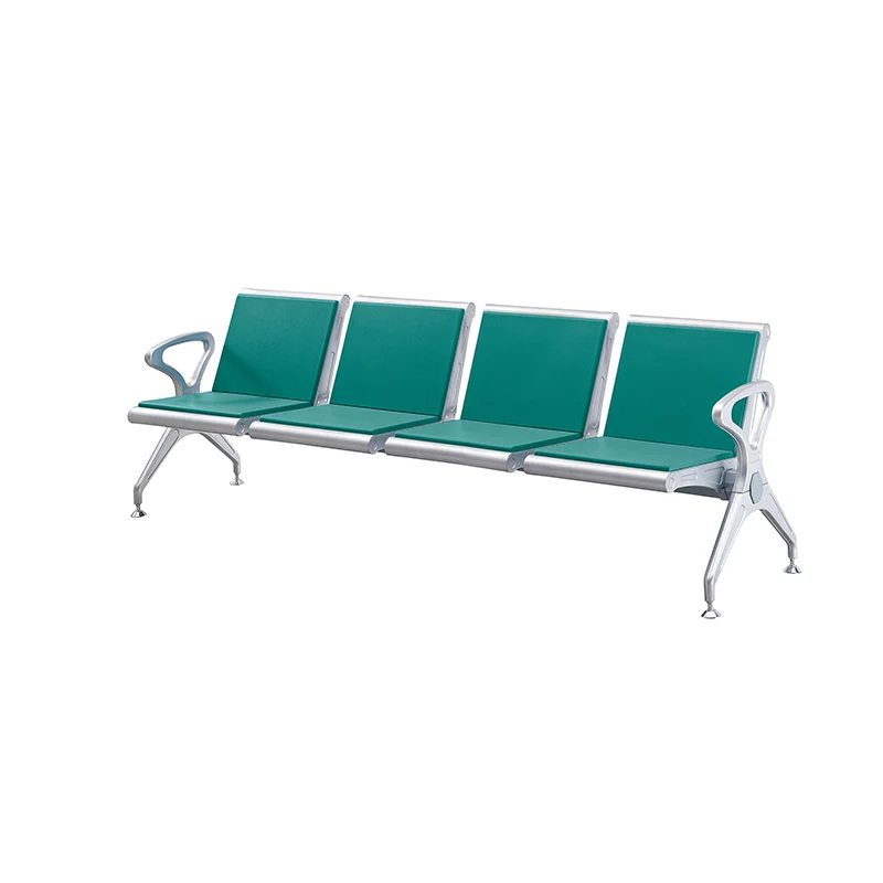 FLYA Furniture Hospital Transfusion Chair Hospital Waiting Chair 3-seater With Infusion Stand Iv Chairs