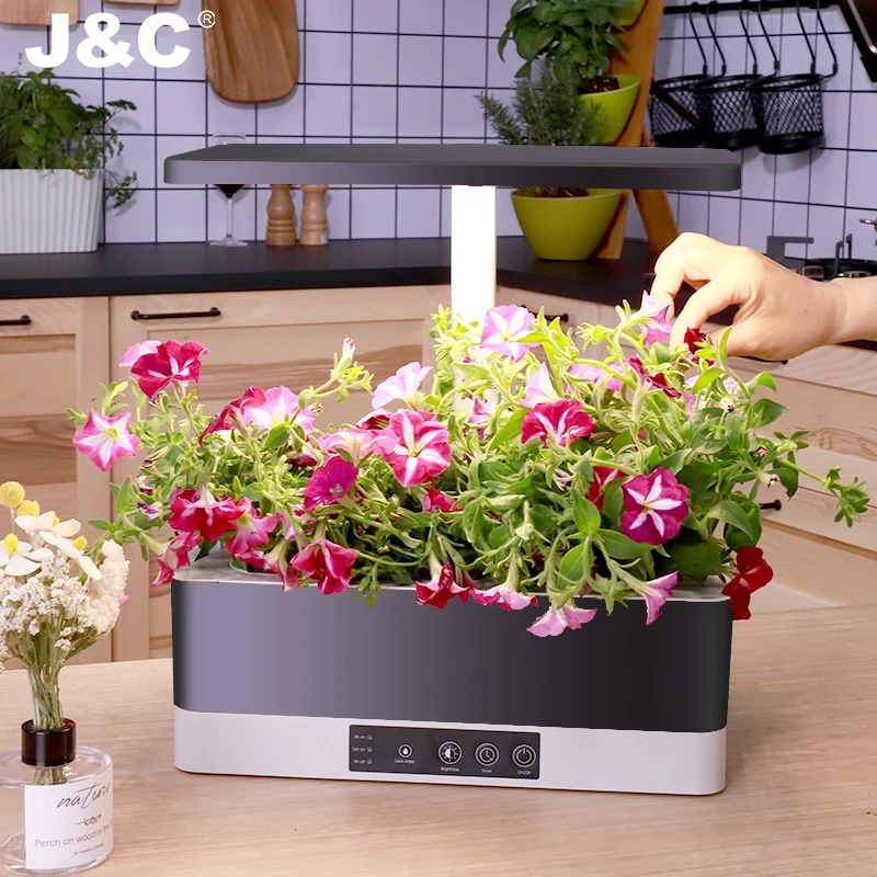 Мини-садовый набор для выращивания растений J & C jardin система гидропонного в помещении умная светодиодная травяная сада