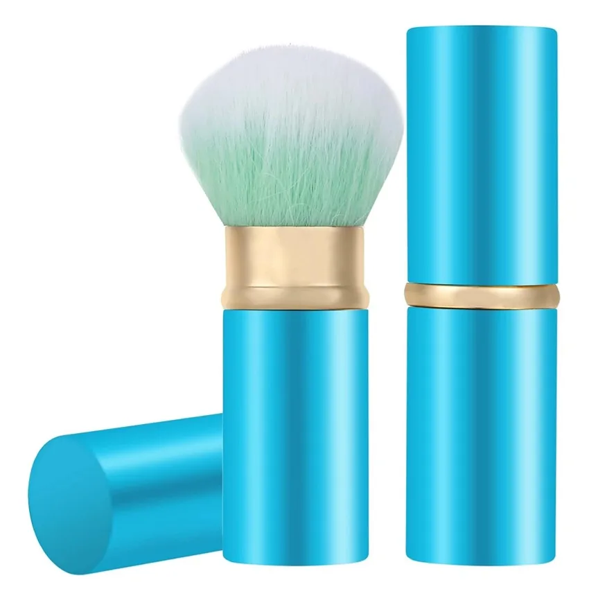 OEM Stretchable Natural Dongguan Makeup Brush Soft Fan ABS/Acrylonitrile Butadiene Styrene Cosmetic Beauty Brushes For Facial