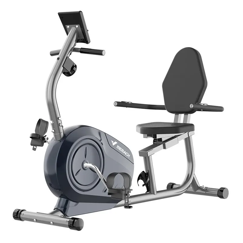 Велотренажер MERACH spin home fitness expert, лежачий велотренажер для пожилых людей