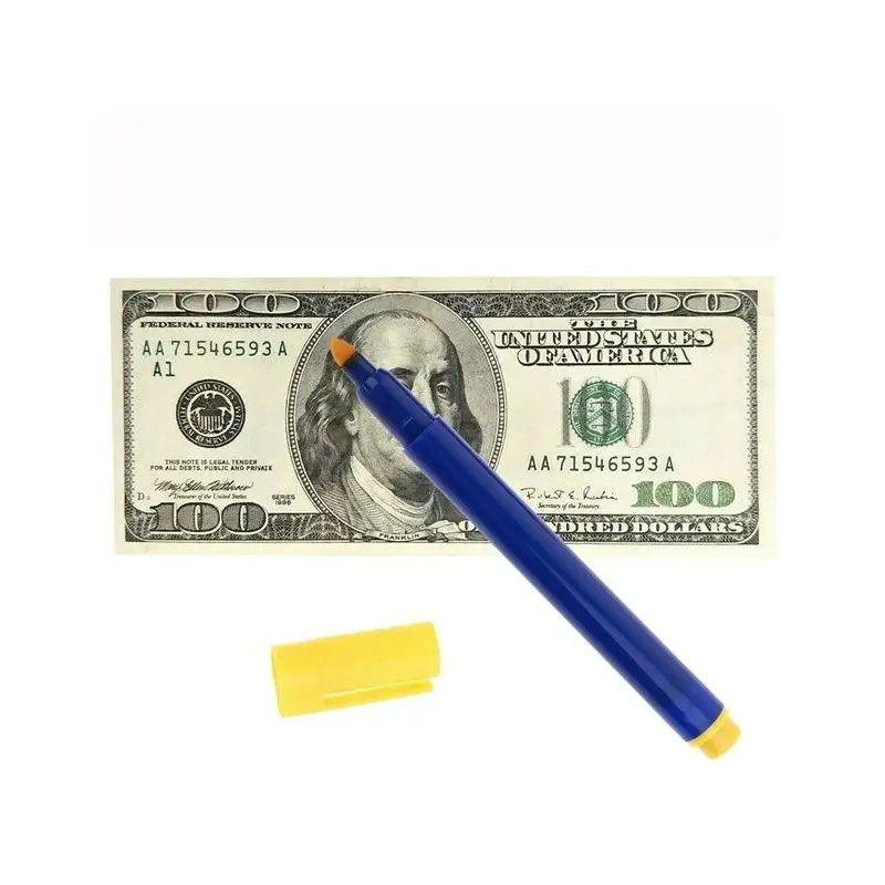 Money Checker Counter Pen Not Real Banknote Marker Ink Currency Tester Water-based Checking Tools Marker for Bank Detector