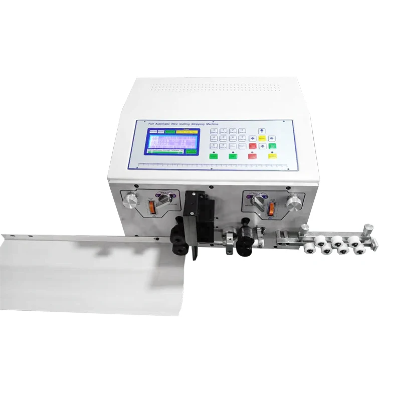 automatic high speed wire cutting and stripping machine