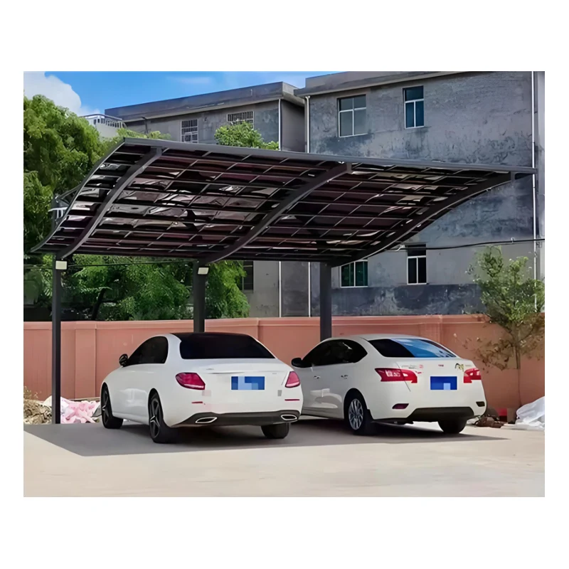 2024 New Arrival  Luxury Decorated Convenient Carport Aluminum Metal Louver Roof Carport Car Cover Car Parking Canopy Sun Shade