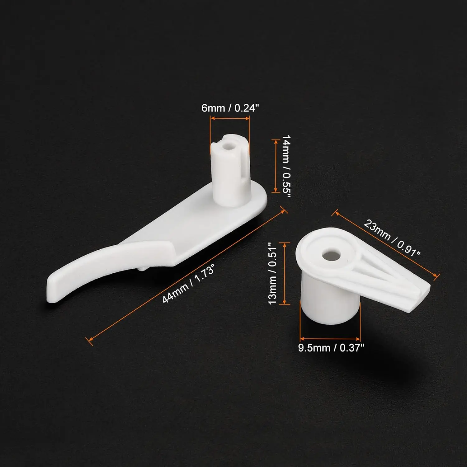 3mm Ceiling Lampshade Clips Light Shade Fixed Buckles White Fixed Buckle Light Fixture Accessories Plastic