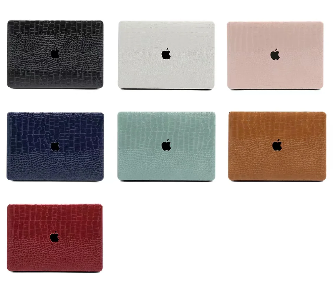 Пользовательский чехол из крокодиловой кожи для macbook pro 15 A1707/A1990 2021 Pro16 A2485 PU Обложка ноутбука air m1