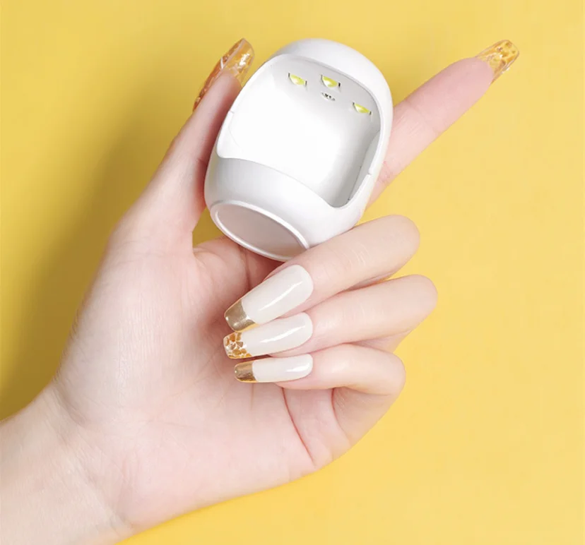 Household quick-drying phototherapy machine baking lamp mini led nail lamp small portable non-black hand single finger nail lamp