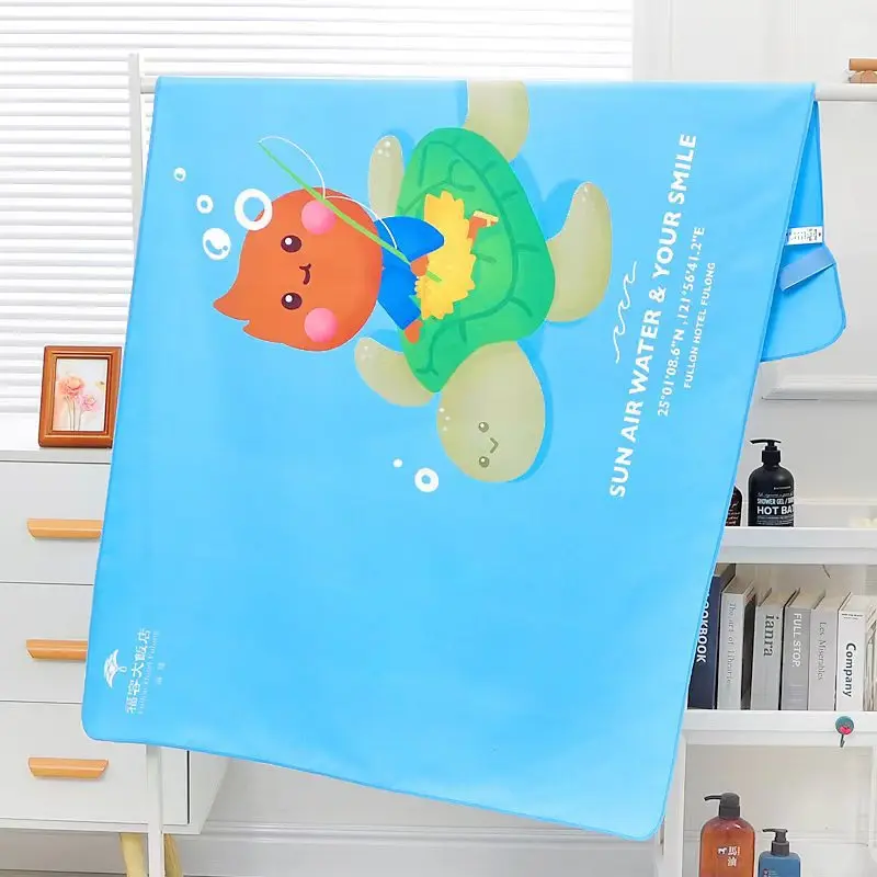 Customized Microfiber Towel Summer Quick Dry Custom Sublimation Printed Sand Bath Towels Personalized Beach Towel