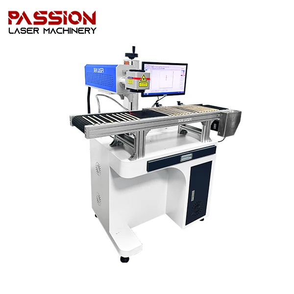 temper glass maker machine Optical desktop CO2 marking machine60W 100w laser marking machine 200*200 laser engraving machine