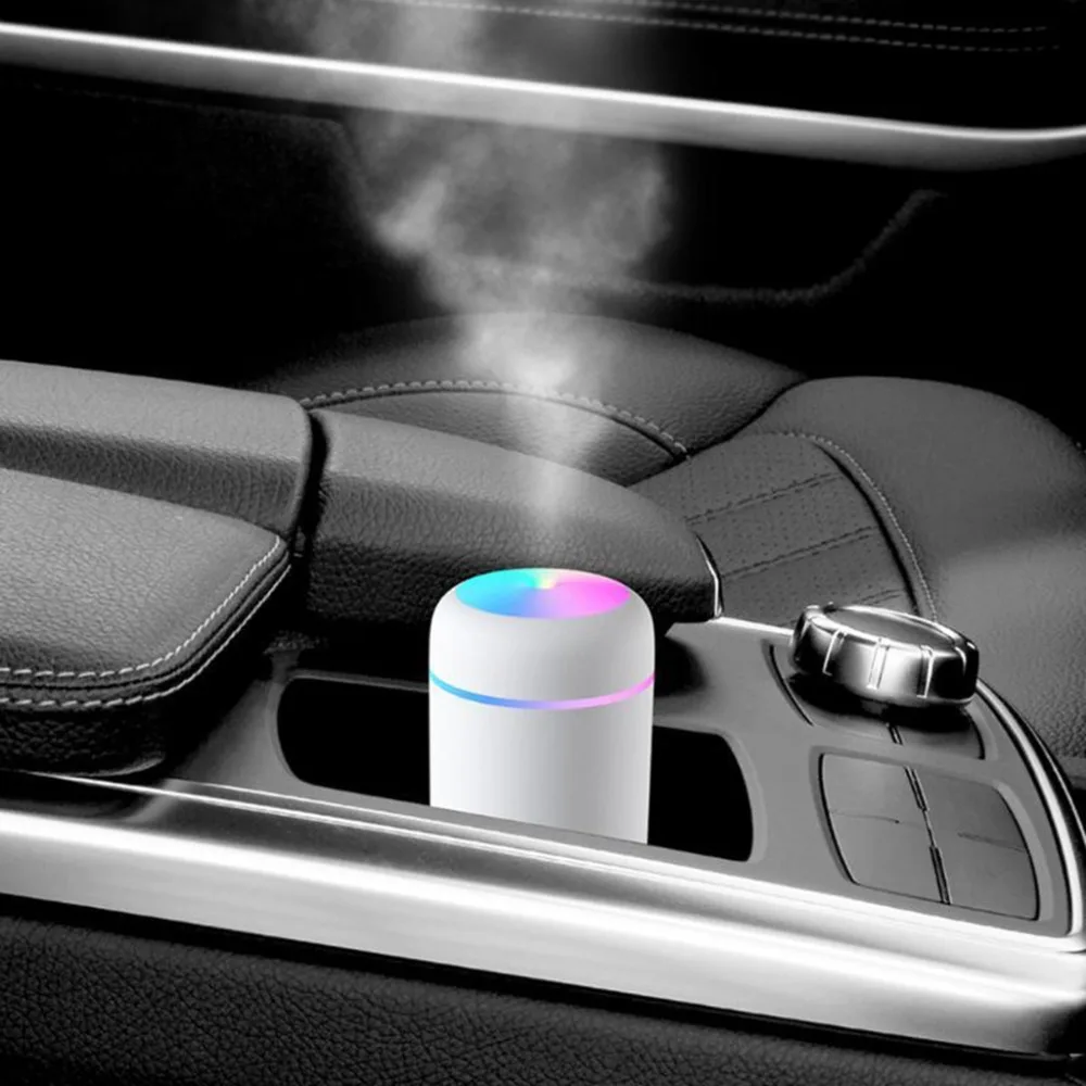  Красочный креативный Usb светодиодный ночник миниатюрный увлажнитель воздуха для автомобиля подарок индивидуальная Настройка 300 мл