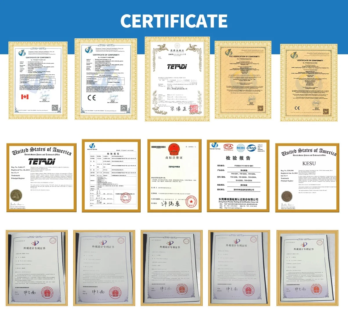 Original Authentic 2.5 Inch Storage Devices HDD Portable 1TB External Hard Drive USB 3.0