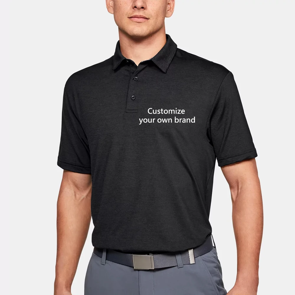 Hot Sale Professional Lower Price Man Design Custom Logo Moisture Wicking Men Polyester Spandex Polo Shirt style