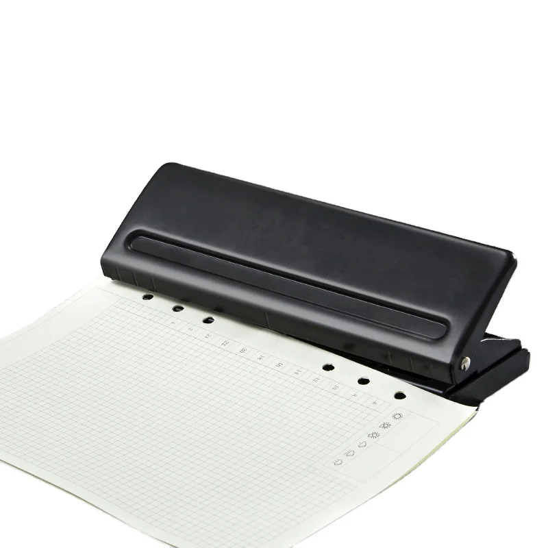 Самые популярные офисные принадлежности 970660, индивидуальный Регулируемый бумажный Дырокол с 6 отверстиями, высококачественный металлический Регулируемый Дырокол