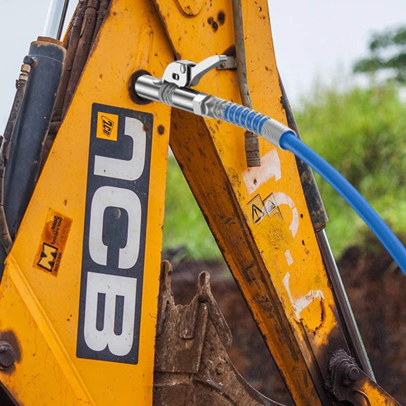 Durable Easy Press Six-lobed Locking Jaws Grease Gun Nozzle Tip Coupler used for Lubricant Injections