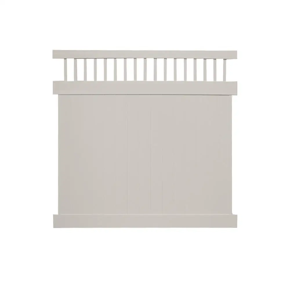 PVC/Vinyl Semi-privacy Fence