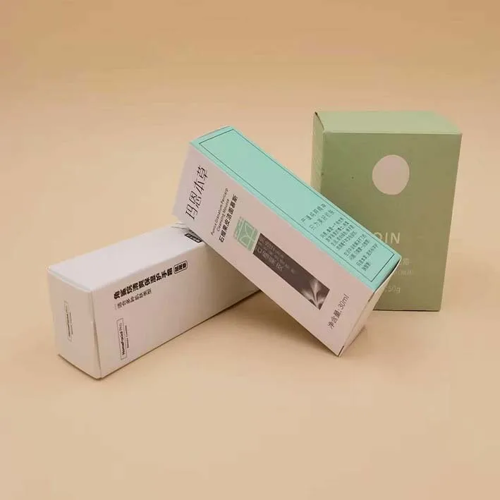 Factory Outlet Custom Eco Friendly Lips Gloss Cosmetic Cardboard Paper Box Packaging for Skincare Products