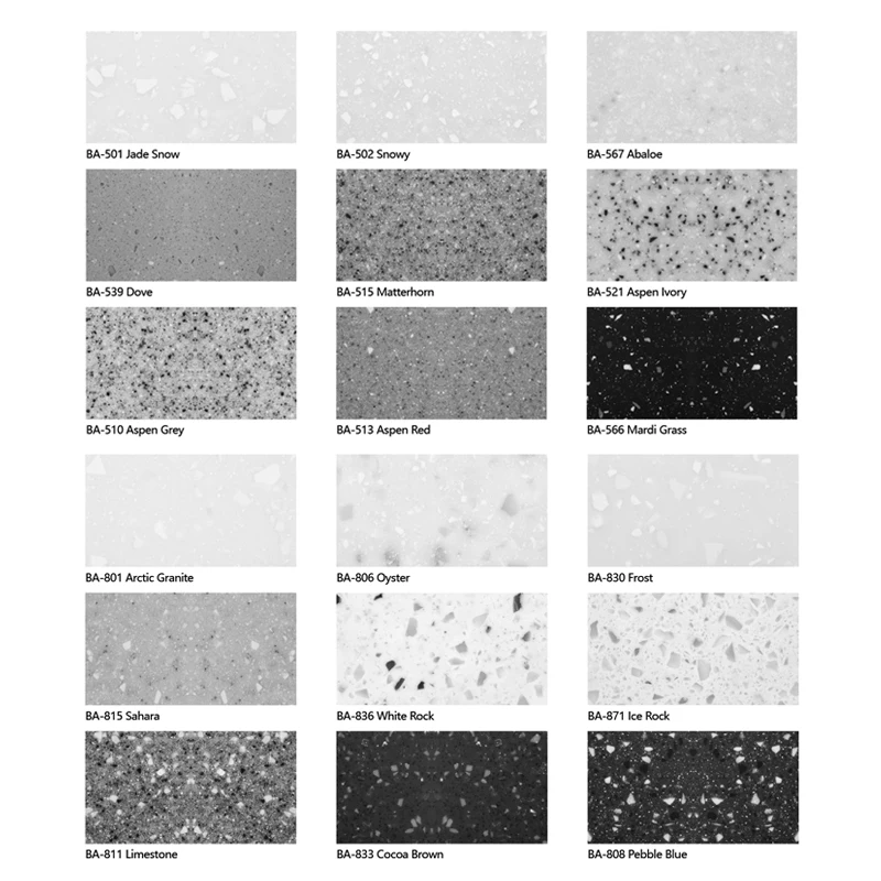 Pure Acrylic 2022 New Design Best Selling Artificial Stone For Hotel Kitchen Indoor Home Furnishing