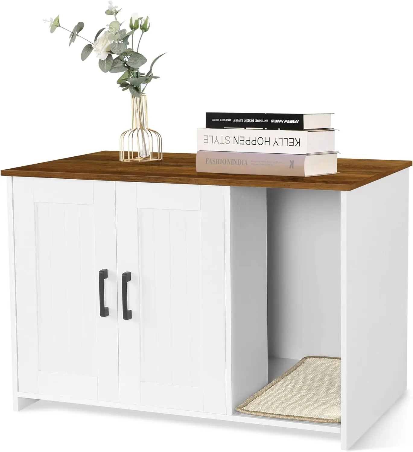 Litter Box Enclosure Phoenix Cat Litter Box Furniture Hidden Wooden Cat  house