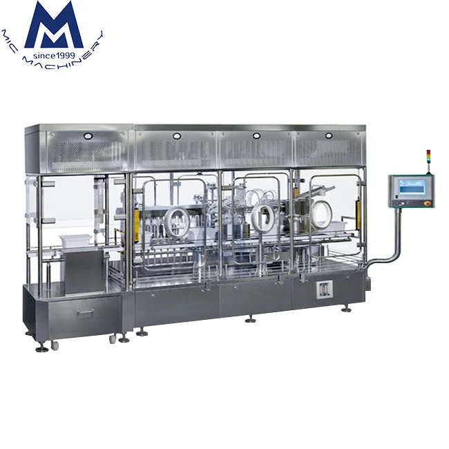 Automatic high speed line 1cc disposable nest filling and sealing syringe assembly machine