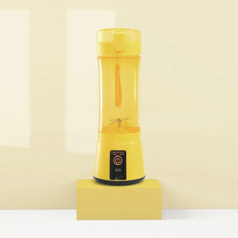 New colorful electric multifunctional household juicer mini USB portable charging cup orange juicer machine with suction nozzle