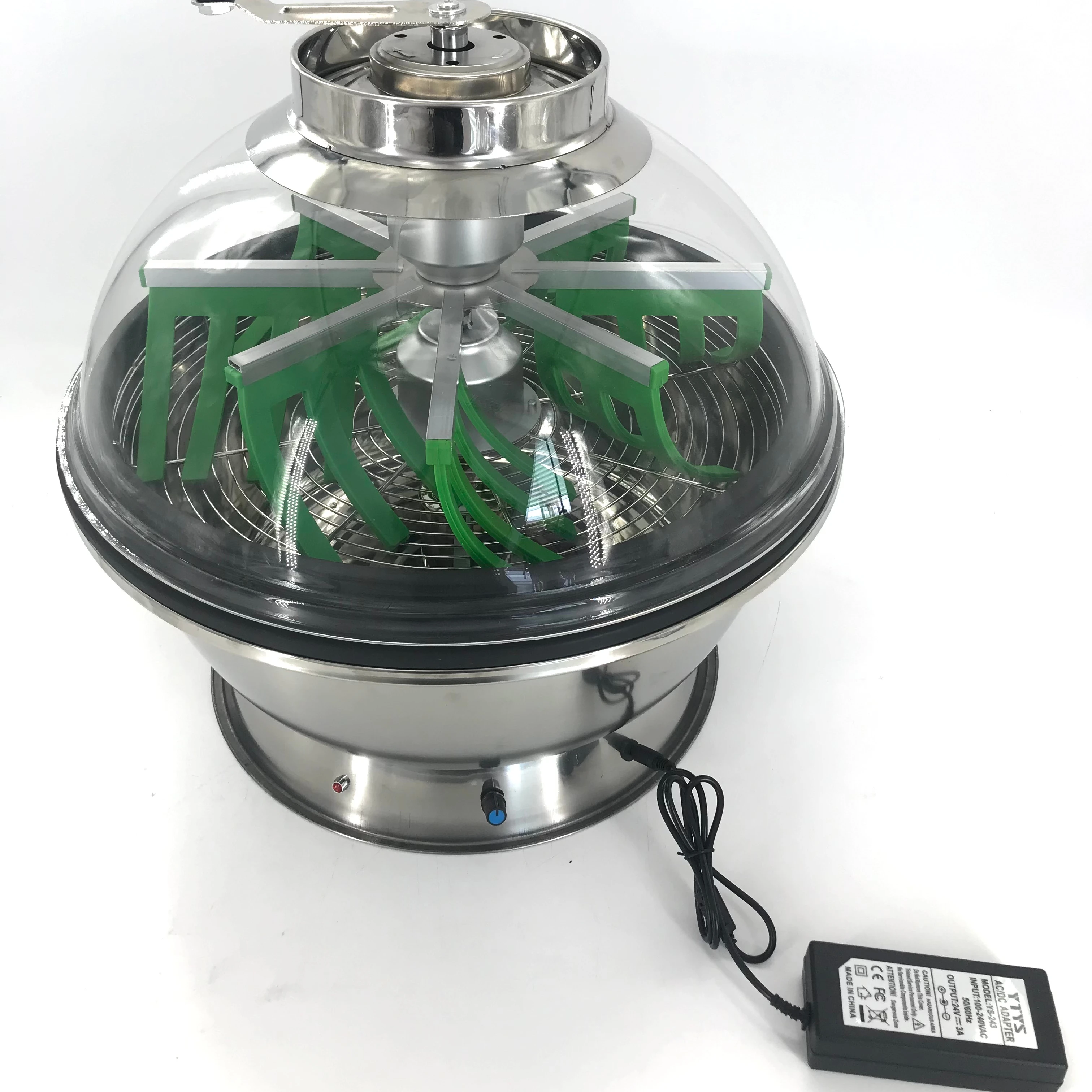 Best Sell 19 Inch Green Electric Manual One Piece Dome Cover Hydroponic Bowl Leaf Garden Sprout Trimmer