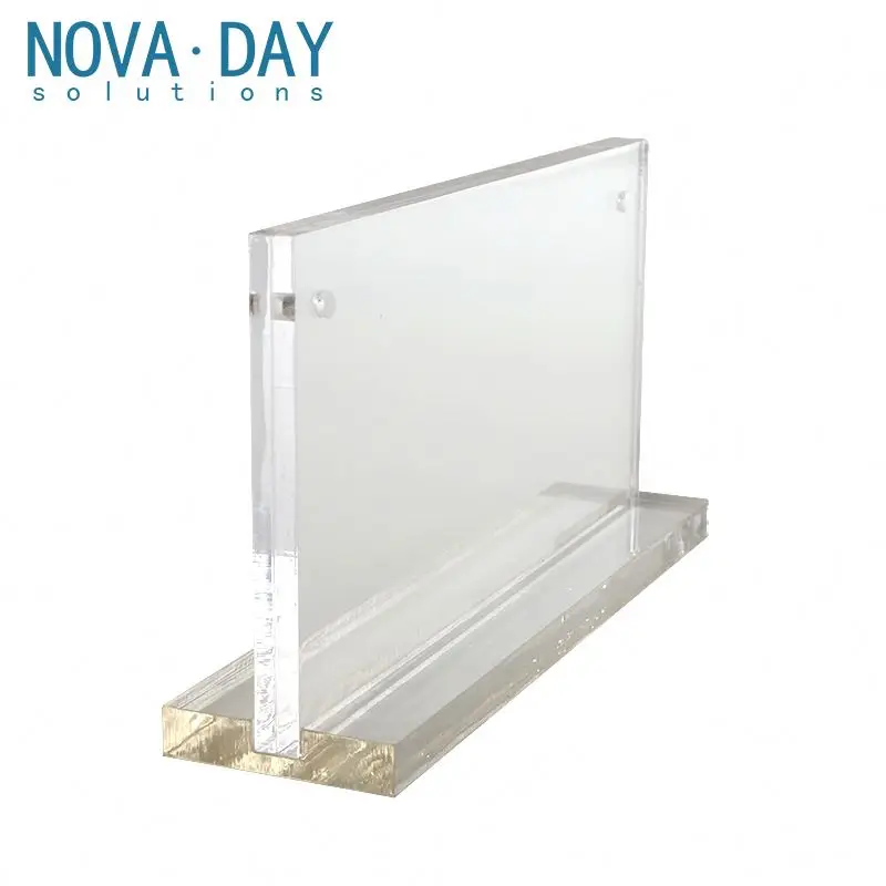 Novaday floor standing advertising counter top acrylic Paper Insert A5 A6 Menu display stands Sign holder