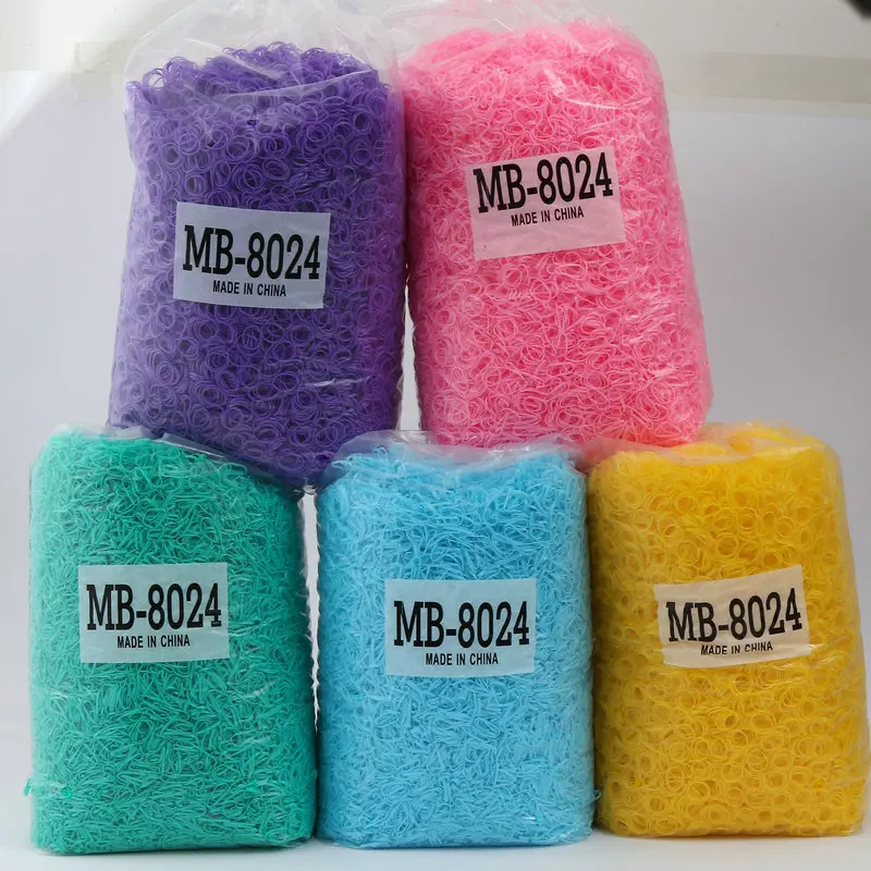 20000 Mini Rubber Bands Soft Elastic Bands for Kid Hair Braids Hair Ties