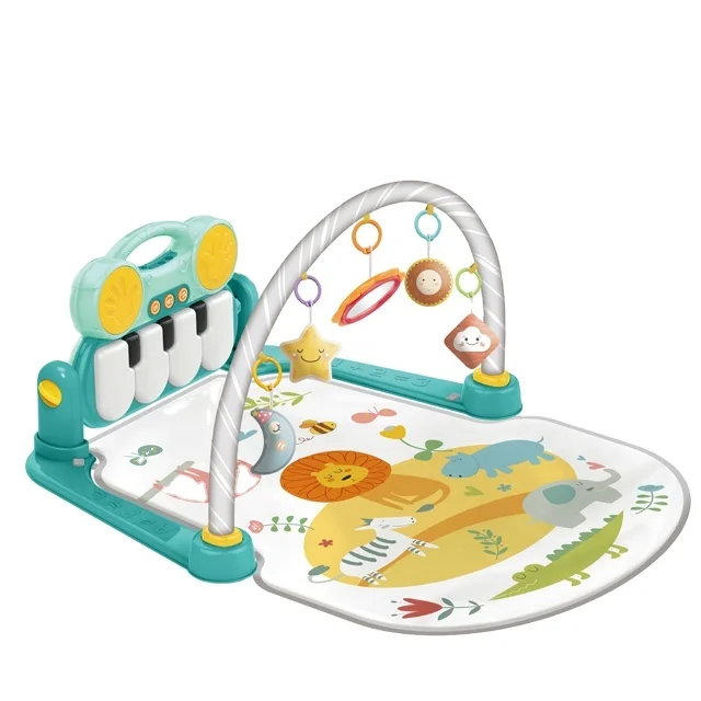 Tempo Toys Baby Play Mat Activity Gym Mat With Piano & Rattles Baby Toys Sleep Soothing Playmat Newborn Baby Play Mat