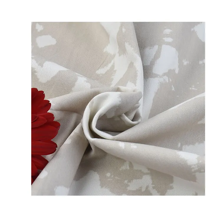 High  Printed Fabric Quality 95%cotton5%spandex For Garments Cloth