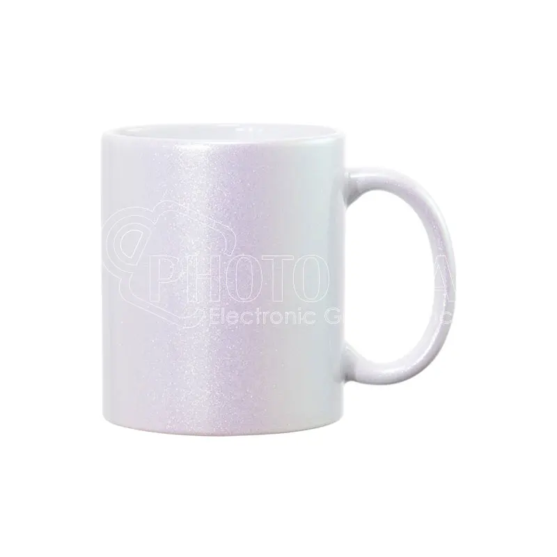 11 oz. Нажмите на изображение для просмотра в полный размер простая бланковые Цветные Пользовательские радужные блестящие керамическая кружка