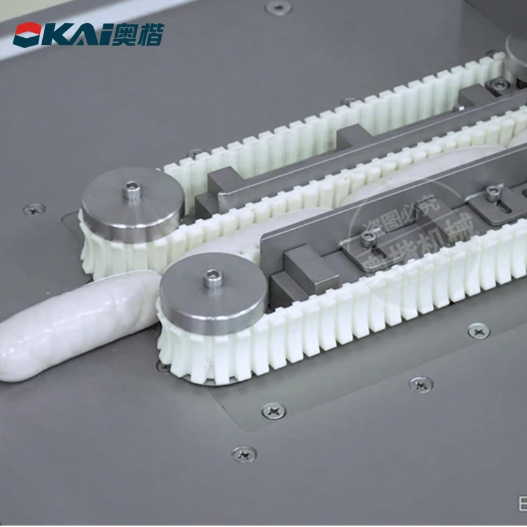 Low cost sausage casing tying /sausage knotting/knot machine