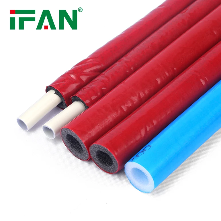 IFAN Plastic Hot Water Insulation Pipe Underfloor Multilayer Foaming Pipe PEX AL PEX Pipe